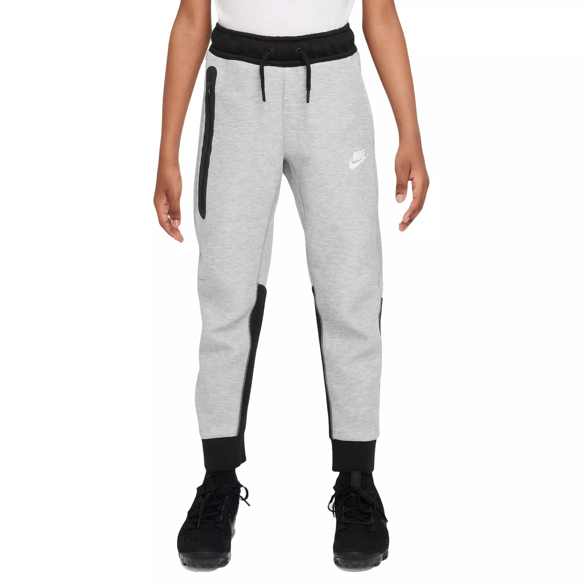 Grey and discount white tech fleece